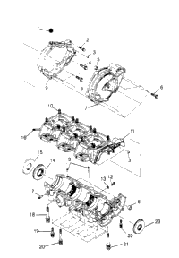 Crankcase Assembly Sl 750