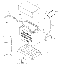Battery Box Sl 780 & Intl. Sl 780 I964087