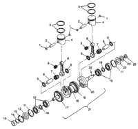 Crankshaft & Piston Slt 700