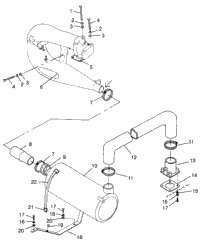 Exhaust System Hurricane B964466 & Intl. Hurricane