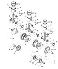 Crankshaft & Piston Sl 650