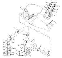 Exhaust System Sltx & Intl. Sltx I964590