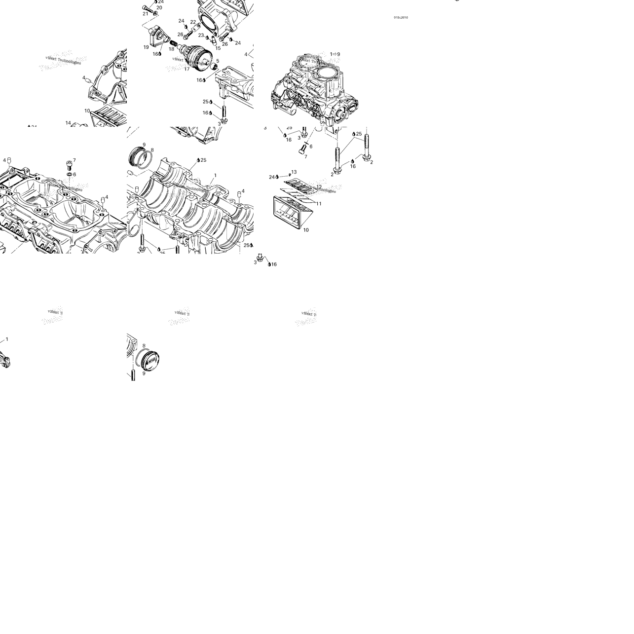Crankcase, Rotary Valve