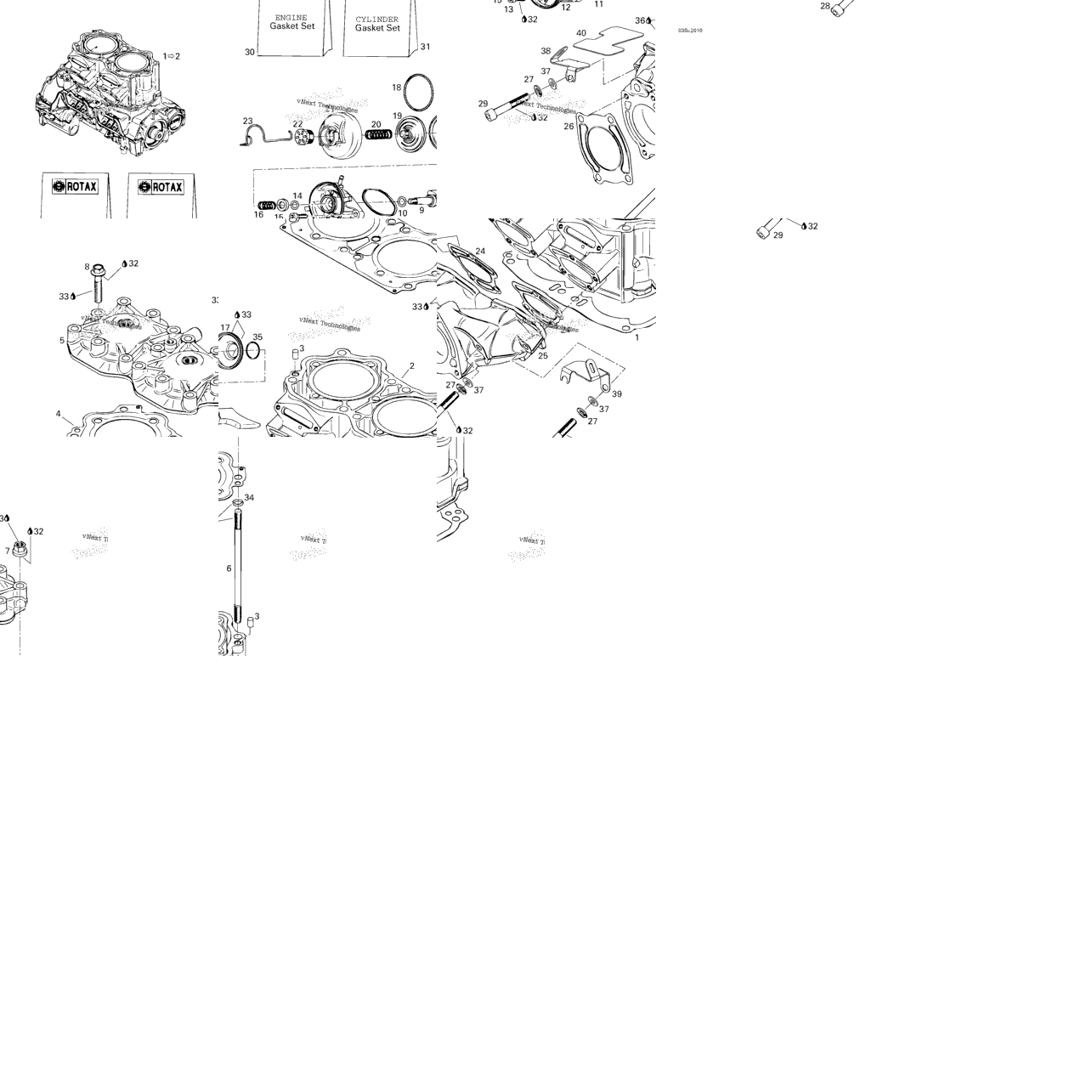 Cylinder, Exhaust Manifold