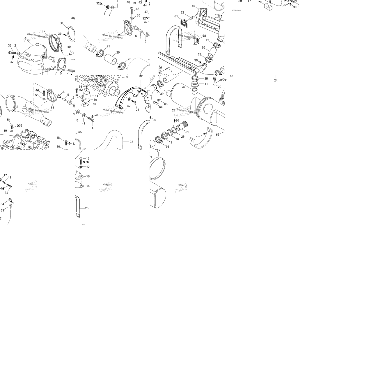 Engine Support And Muffler