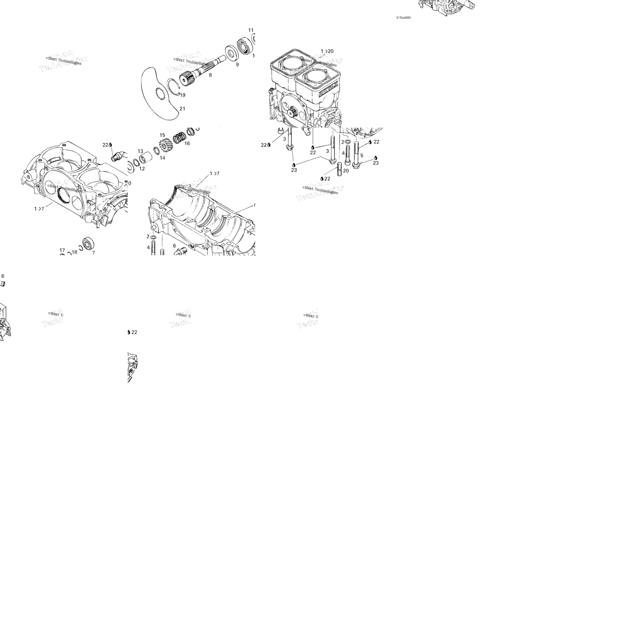 Crankcase, Rotary Valve