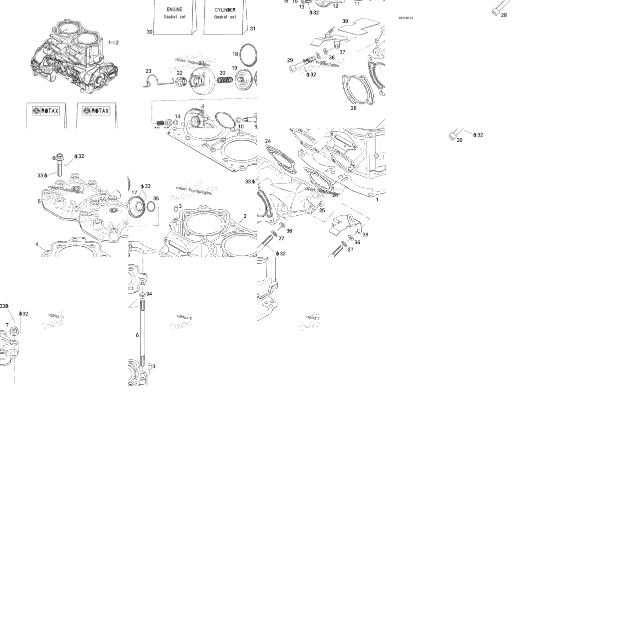 Cylinder, Exhaust Manifold
