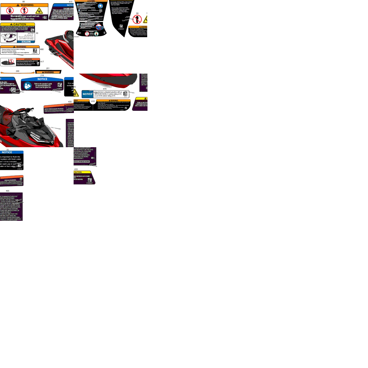 Body - Warning Decals