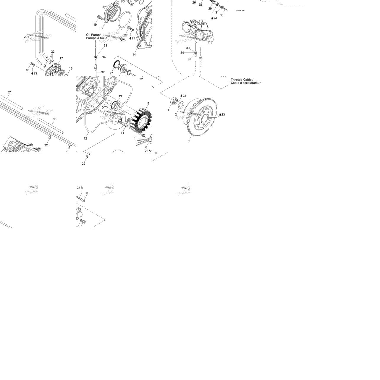 Magneto, Oil Pump