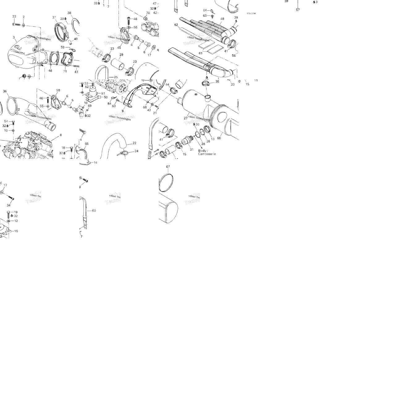 Engine Support And Muffler