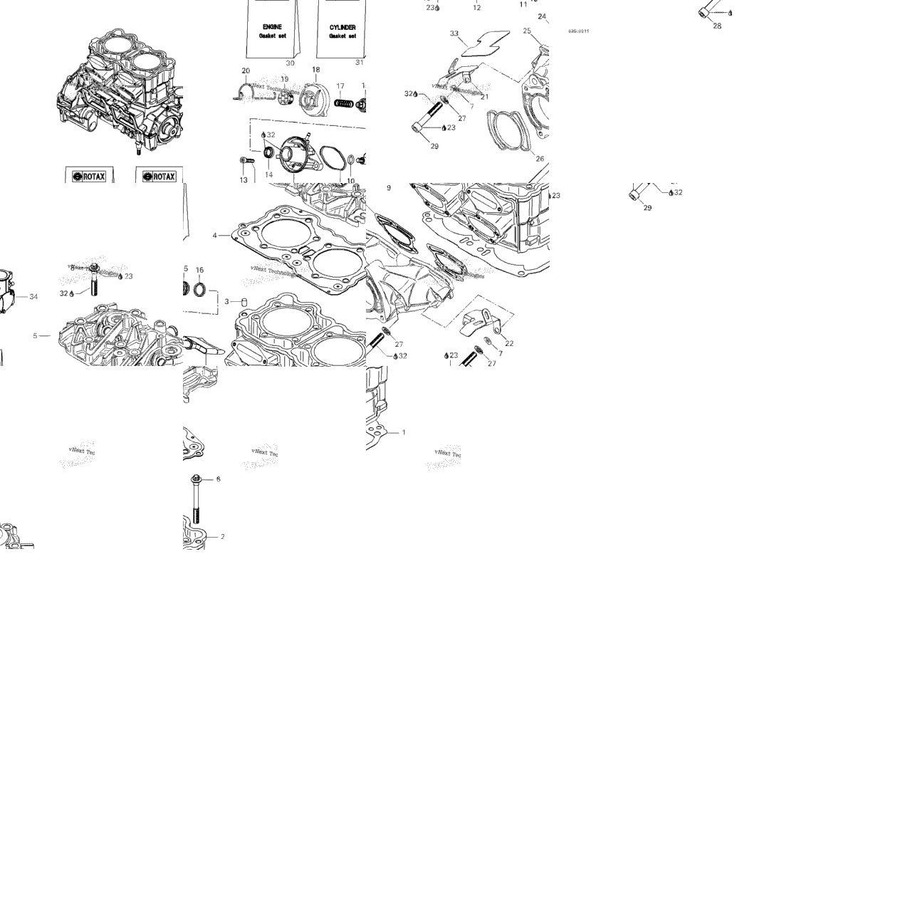 Cylinder, Exhaust Manifold