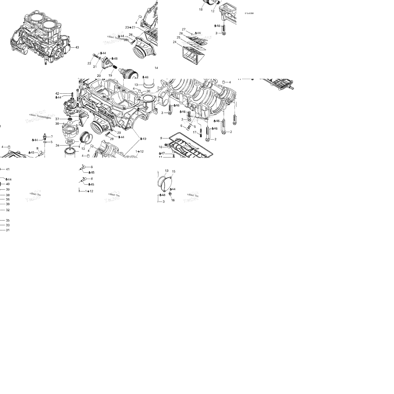 Crankcase, Reed Valve