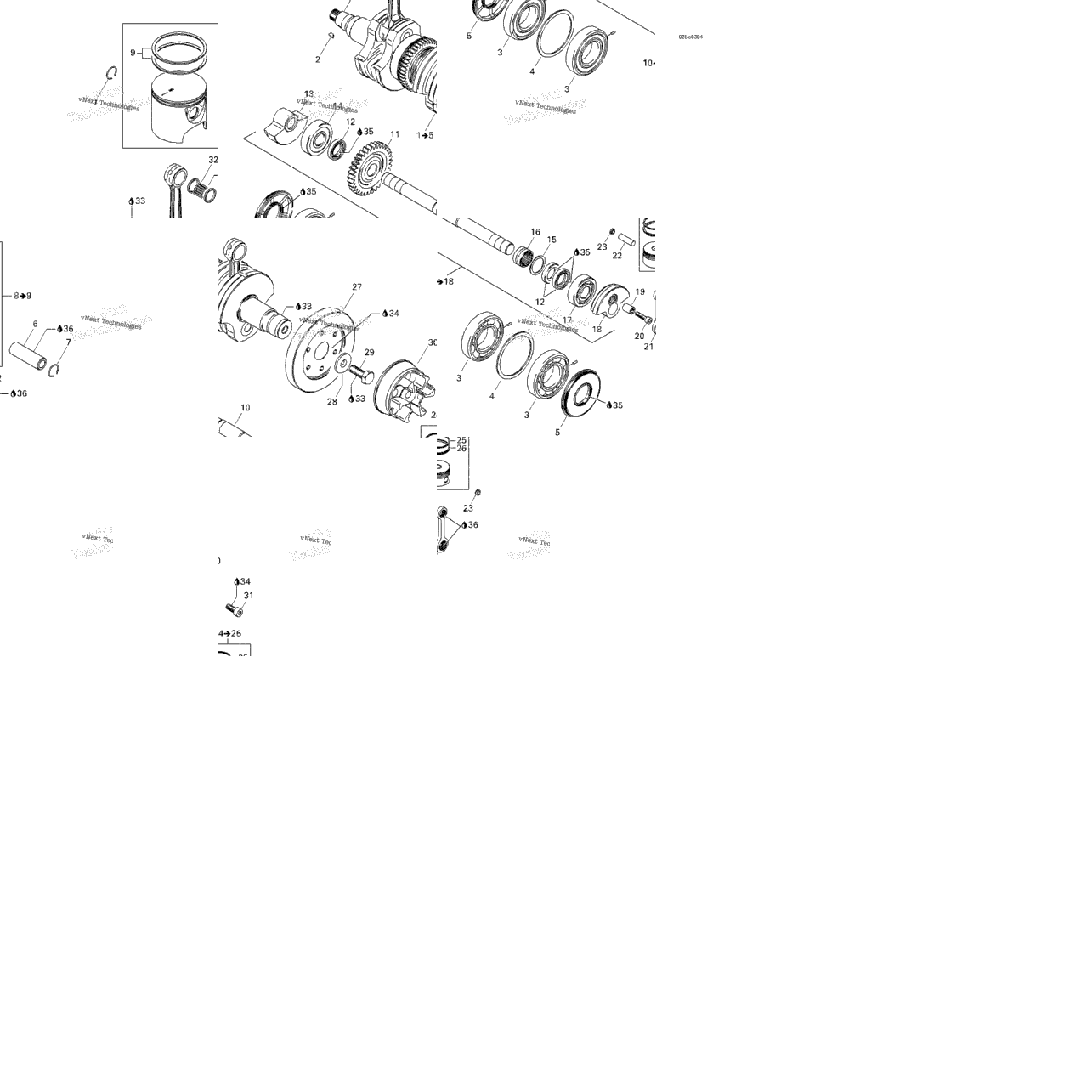 Crankshaft And Pistons