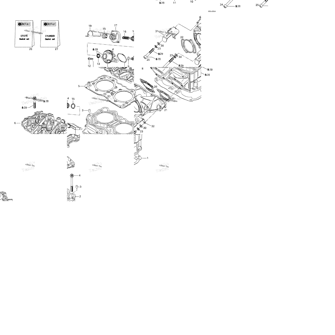 Cylinder, Exhaust Manifold