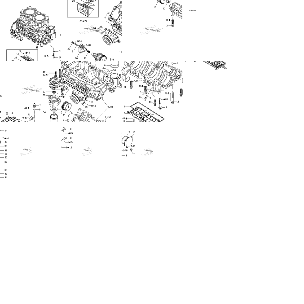 Crankcase, Reed Valve