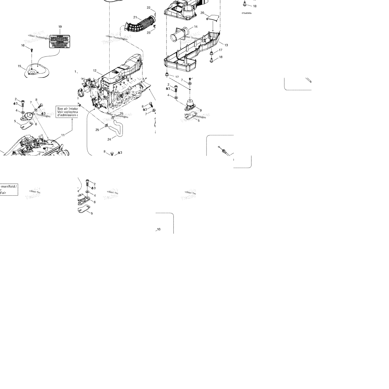 Engine Support And Air Intake
