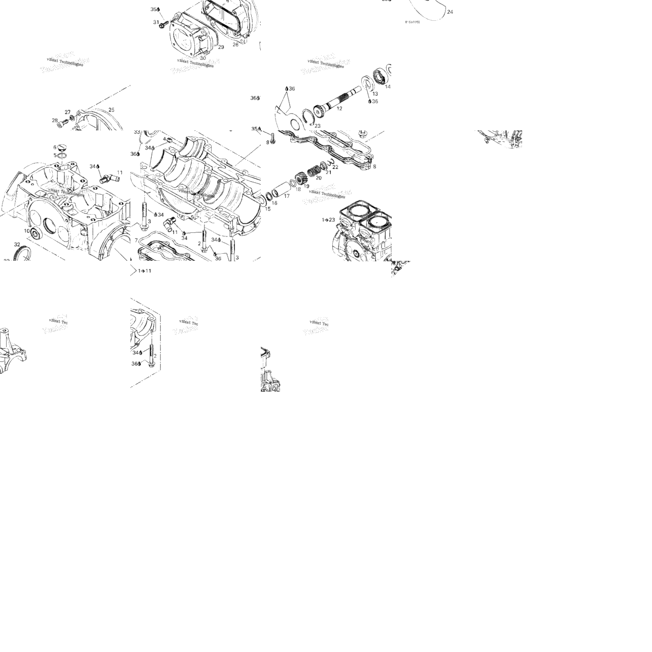 Crankcase And Rotary Valve
