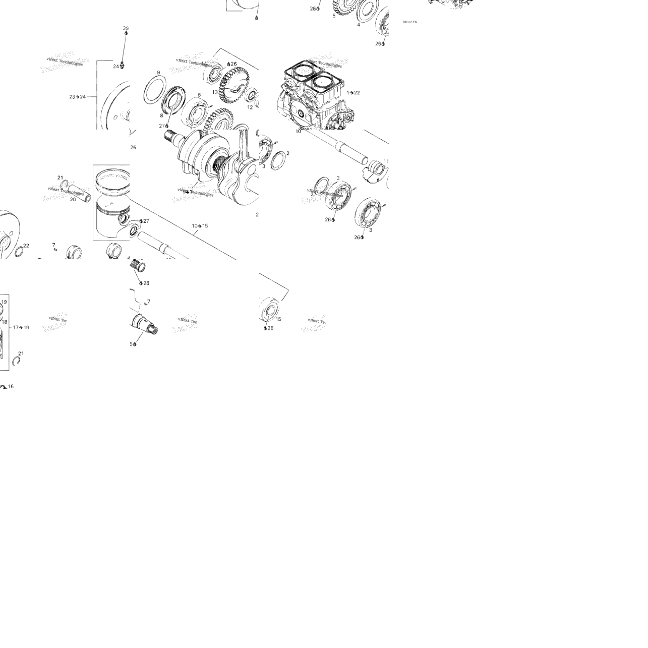 Crankshaft And Pistons