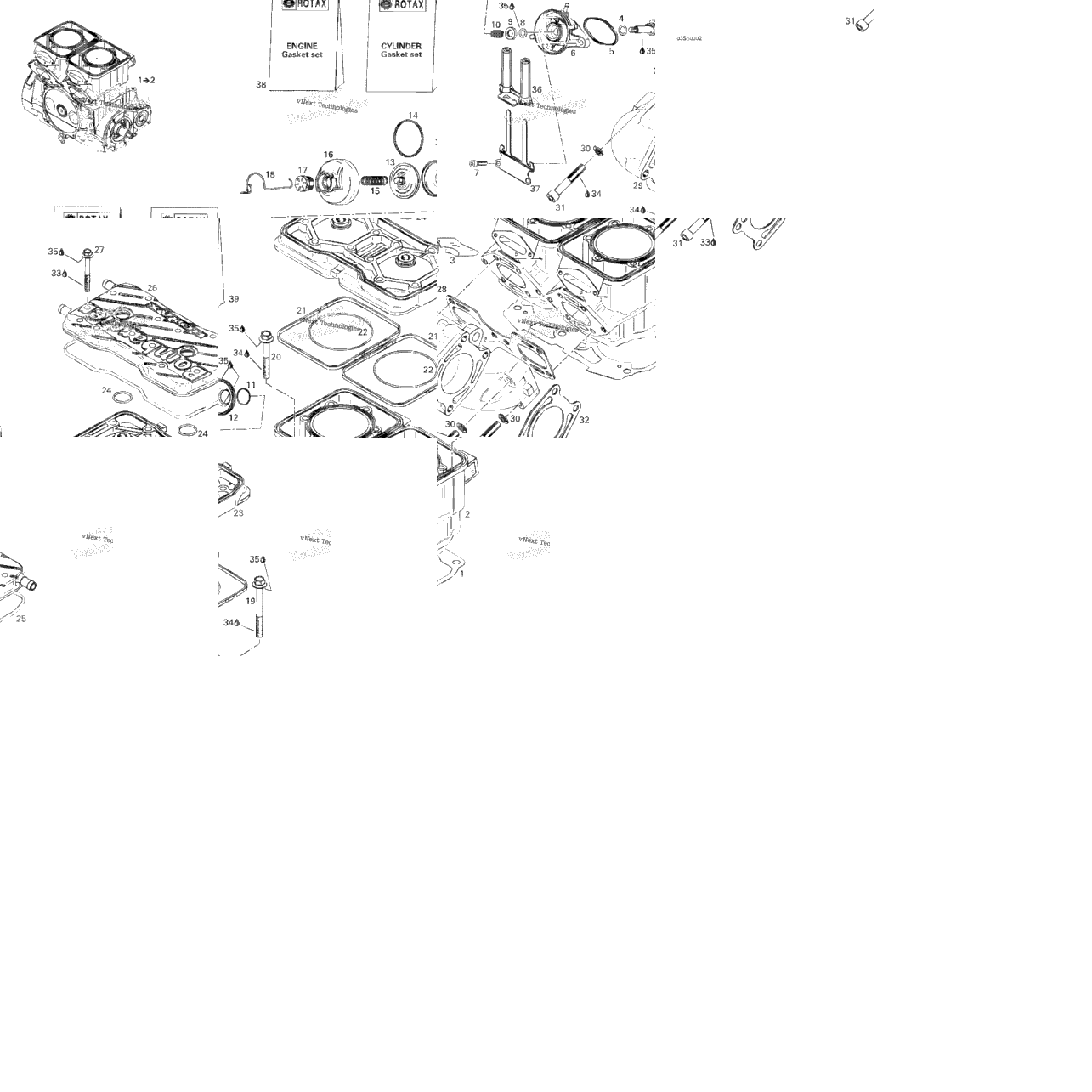 Cylinder, Exhaust Manifold