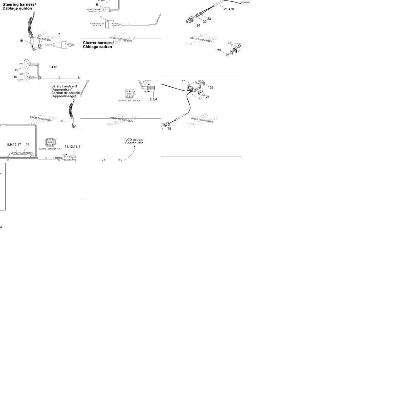 Steering Harness And Cluster Harness