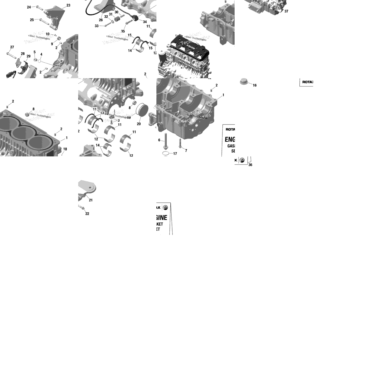 Rotax - Crankcase