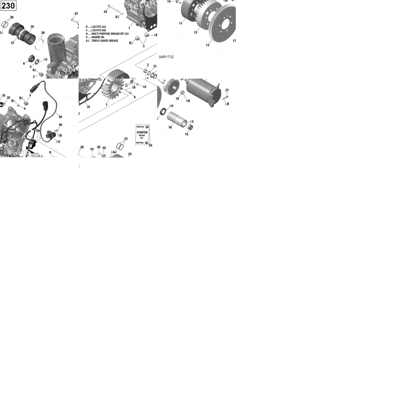 Pto Cover And Magneto - 230