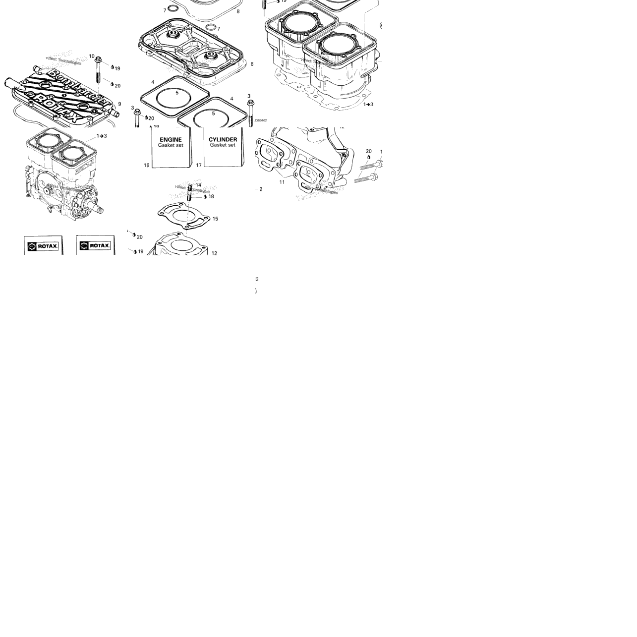 Cylinder, Exhaust Manifold