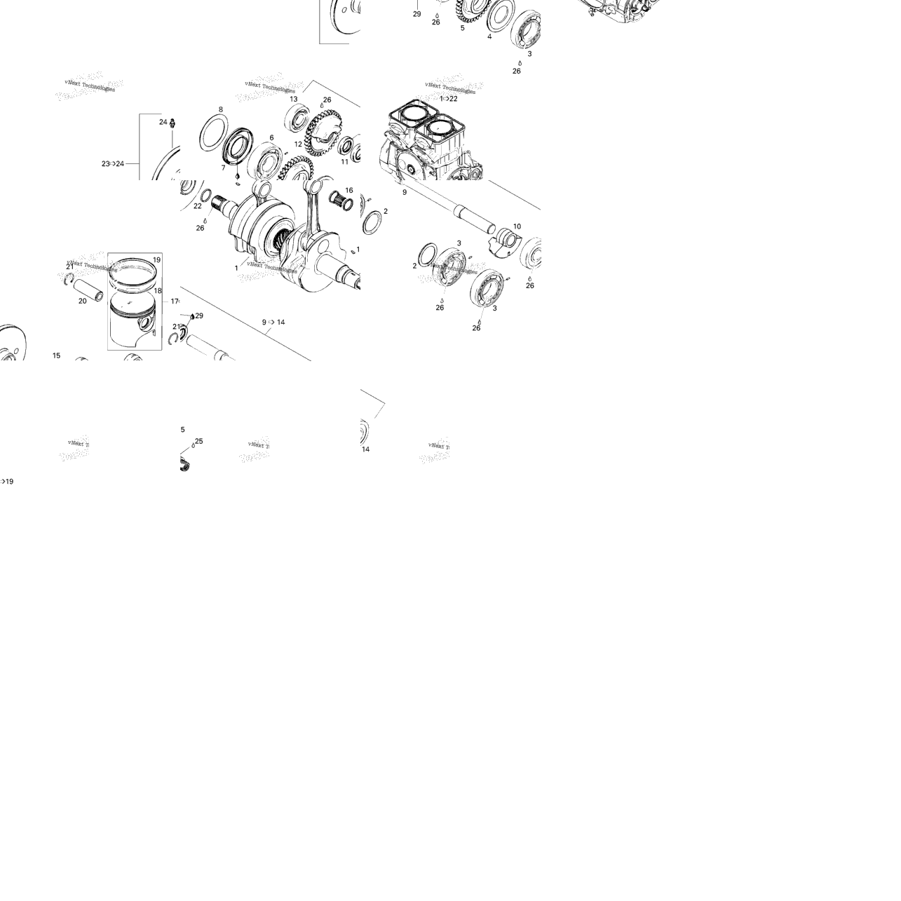 Crankshaft And Pistons