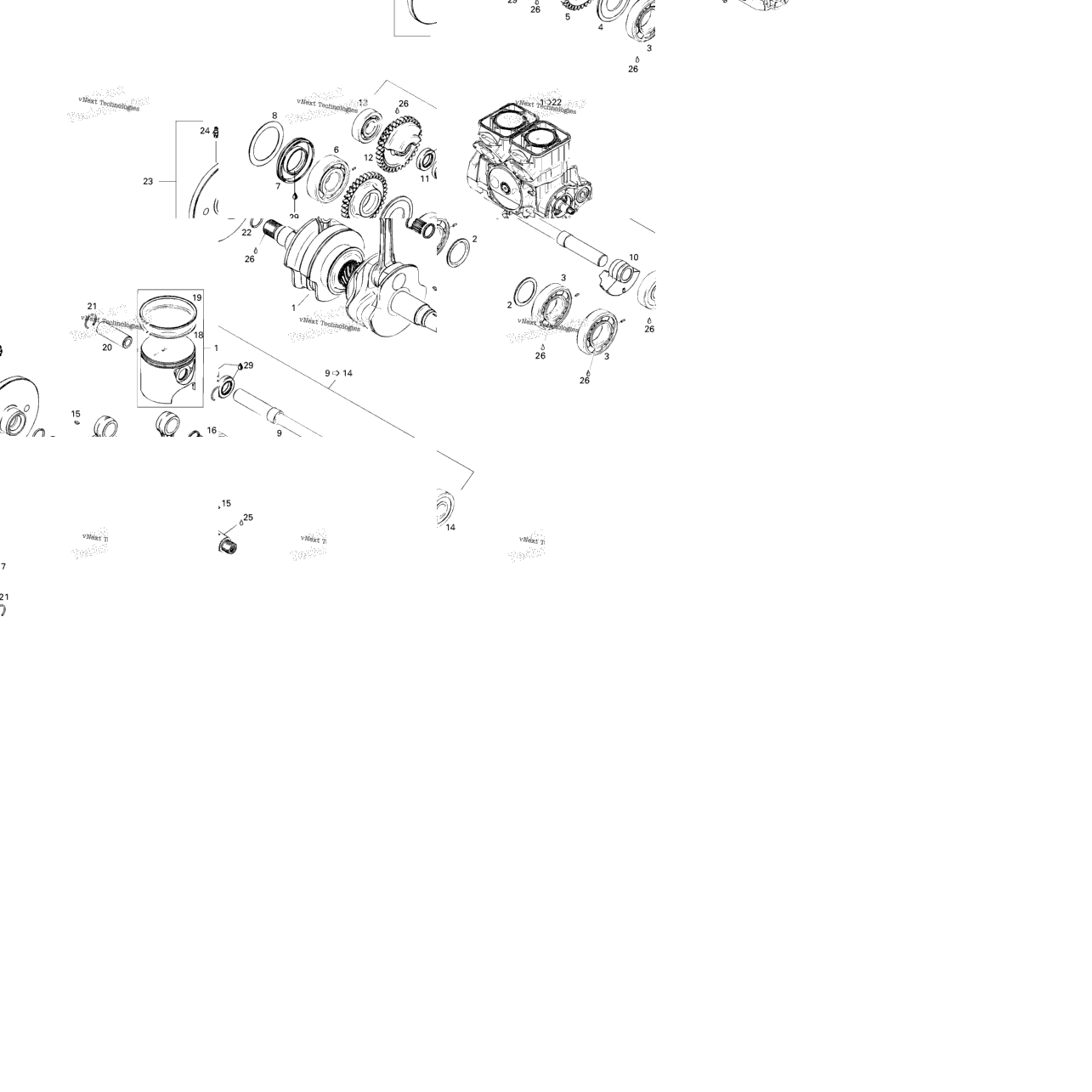 Crankshaft And Pistons
