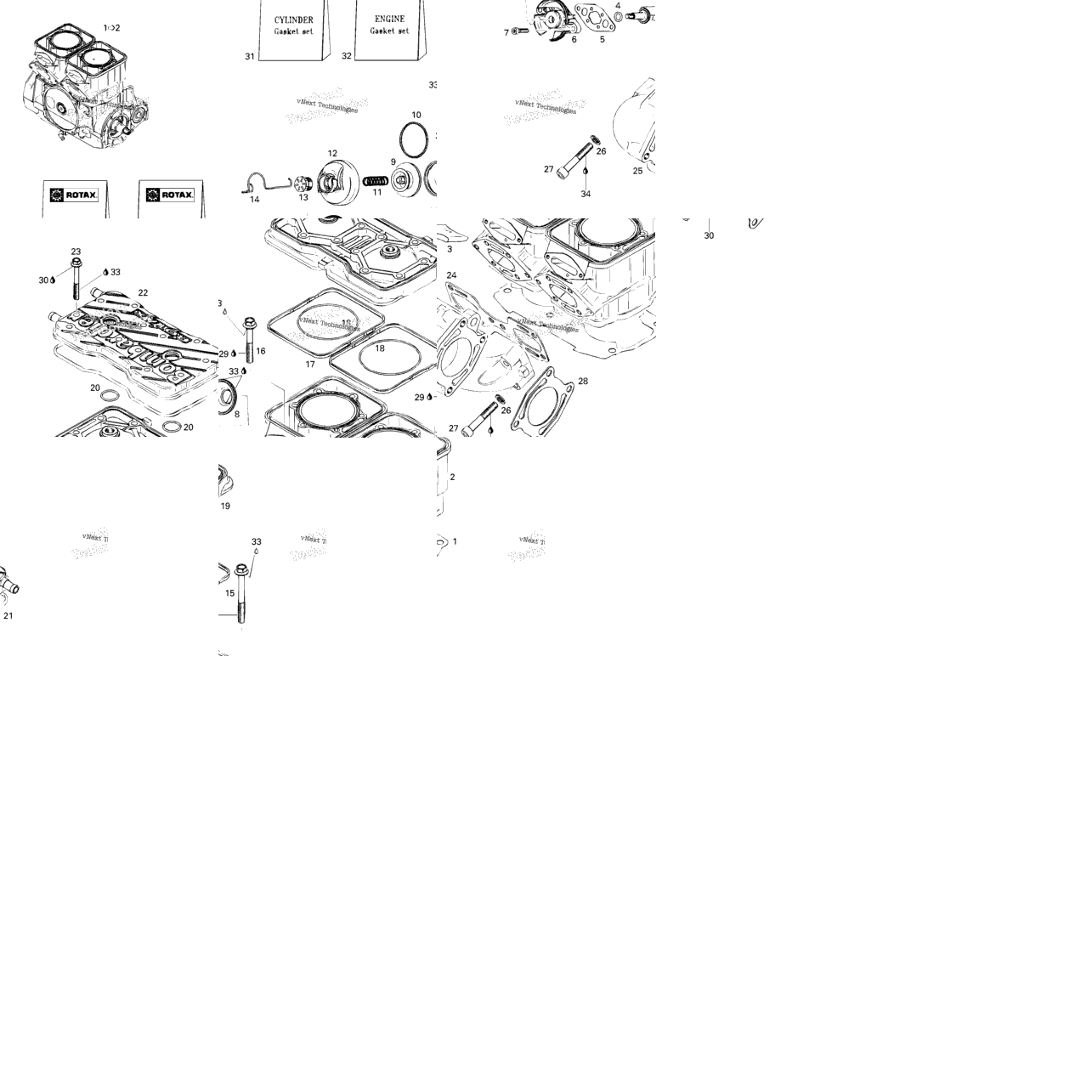 Cylinder, Exhaust Manifold