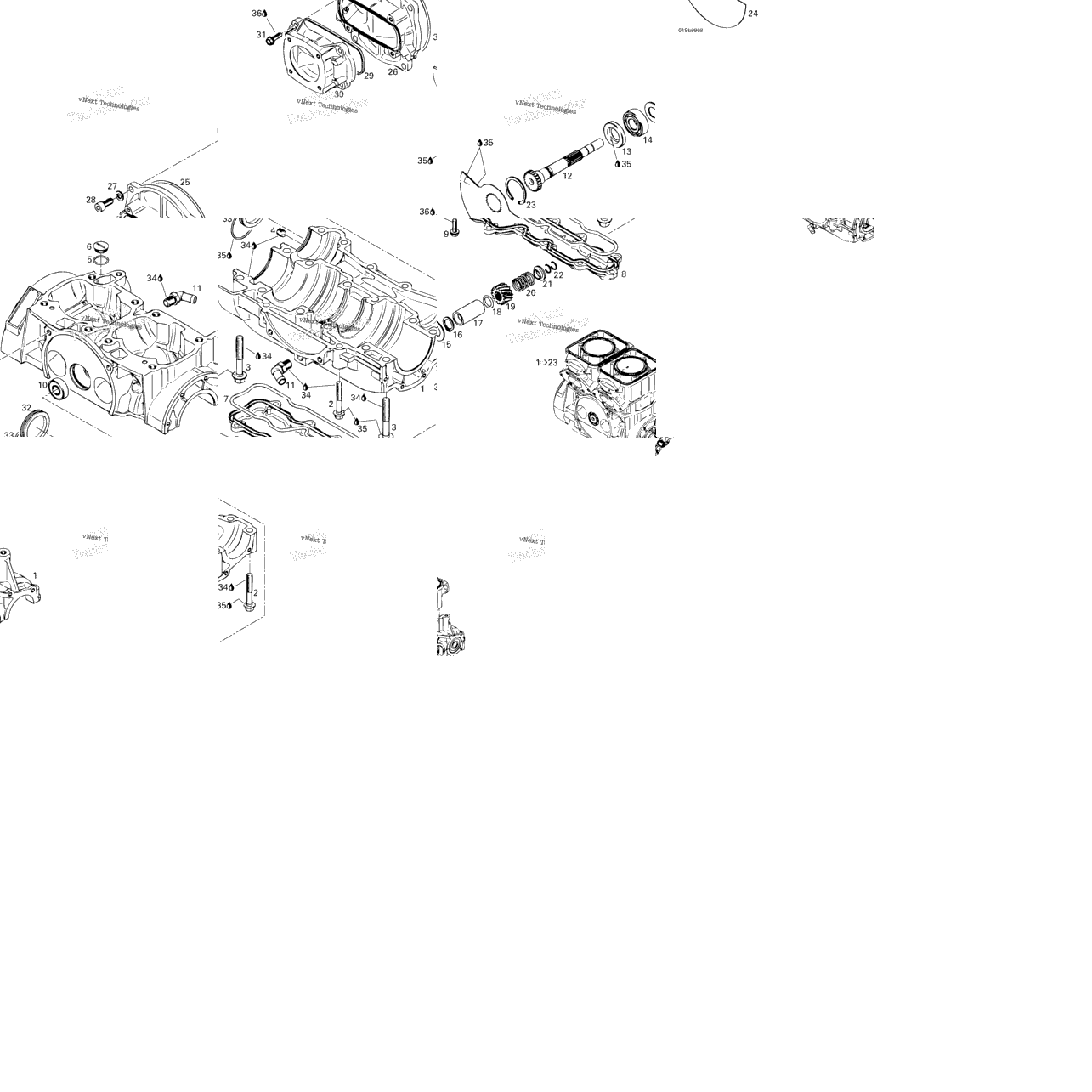 Crankcase, Rotary Valve