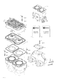 Cylinder, Exhaust Manifold