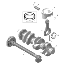 Rotax - Crankshaft And Pistons