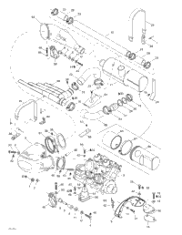 Engine Support And Muffler