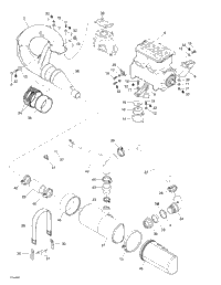 Engine Support And Muffler