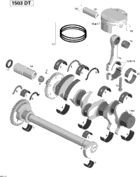 Crankshaft, Pistons And Balance Shaft