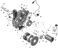 Rotax - Magneto And Electric Starter With Idf