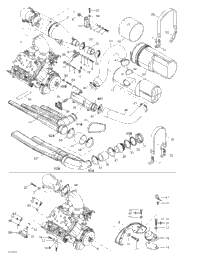 Engine Support And Muffler
