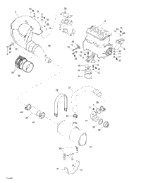 Engine Support And Muffler
