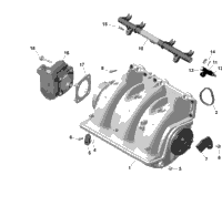 Rotax - Air Intake Manifold And Throttle Body