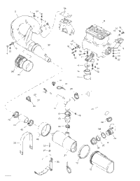 Engine Support And Muffler