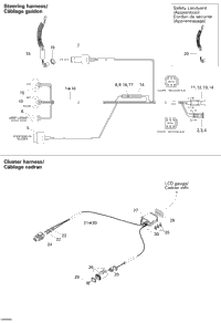 Steering Harness And Cluster Harness
