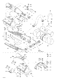 Engine Support And Muffler