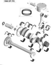 Crankshaft, Pistons And Balance Shaft