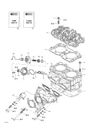 Cylinder, Exhaust Manifold