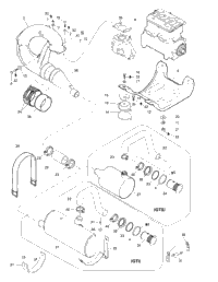 Engine Support And Muffler