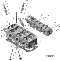 Cylinder Head And Exhaust Manifold