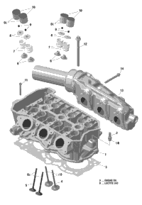 Cylinder Head And Exhaust Manifold - 903