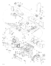 Engine Support And Muffler