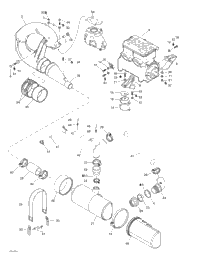 Engine Support And Muffler